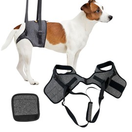SingHao Dog Lifting Harness for Back Legs,Dog Support Harness for Legs,Hind Leg Brace for Injured,Dog Support Sling,Adjustable & Portable, Easy to Use,for Elderly Disabled Dogs(#XL)