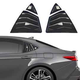 XYHGM for Toyota Camry 2025 2026 Window Louvers Front Side Window Louvers Air Vent Scoop Shades Cover Blinds Trim Exterior Accessories 4PCS(Carbon Fiber)