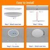 Obeaming 4 Pack 4.5 Inch 12V RV Interior LED Puck
