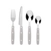 Bon Henley 16-Piece Stainless Steel Cutlery Set - Grey