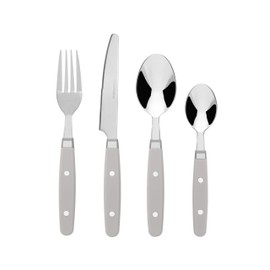 Bon Henley 16-Piece Stainless Steel Cutlery Set - Grey