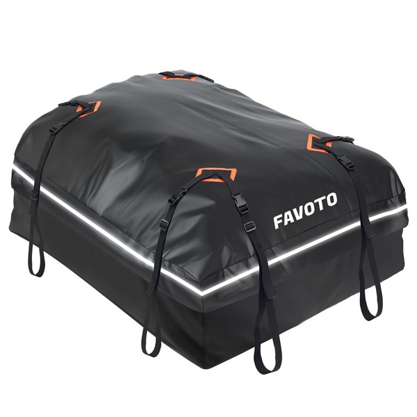 Favoto Car Roof Cargo Bag - 15 Cubic Feet Waterproof