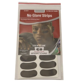 Mueller No Glare Glare-Reducing Sticks and Strips: 12 Strips (Black)
