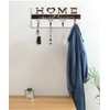CHDITB Rustic Home Sweet Home Wooden Key Holder(13.4”x5.5”), His Hers