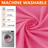 2 Pack Cocktail Table Covers Party Decorations, Pink and Orange