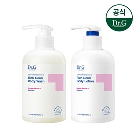 Dr.G Dermoisture Barrier D Richderm Body Wash 400mL + Body Lotion 400ml / 닥터지 더모이스처 배리어D 리치덤 바디워시 400mL+바디로션 400ml