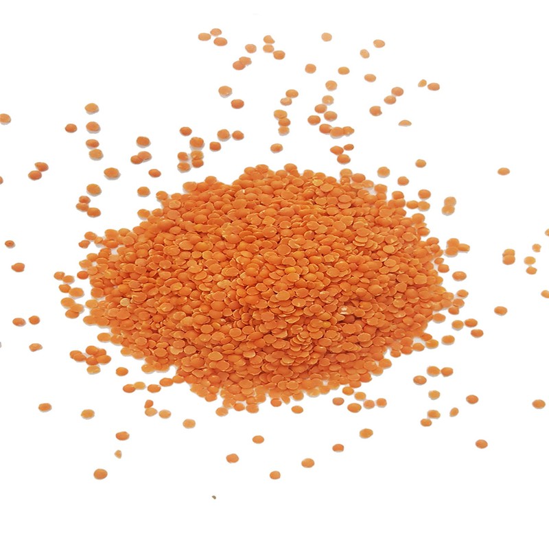 Organic Red Split Lentils aka Masoor Dal low calories rich