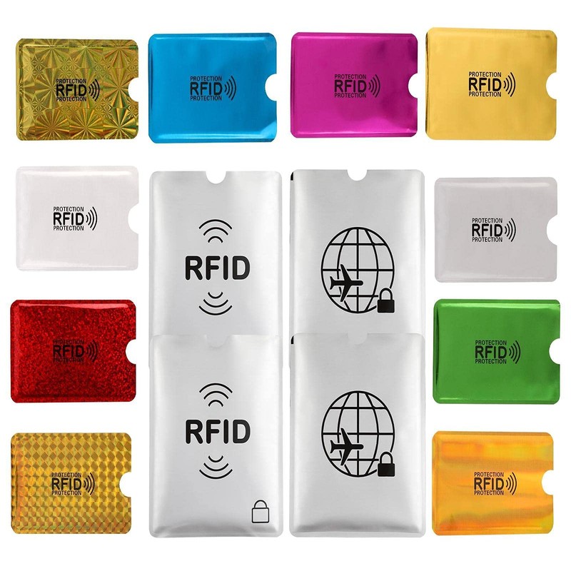 Luumxai 16 RFID Blocking Sleeves Set (10 Credit Card Holders