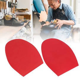 CHICIRIS 1 Pair Non-Slip Sole Pads 6.9 x 0.8 Inch Non-Slip Sole Stickers Wear-Resistant Half Protective Soles Shoes Repair Tools Shoe Supplies for the Family Shop (Red)