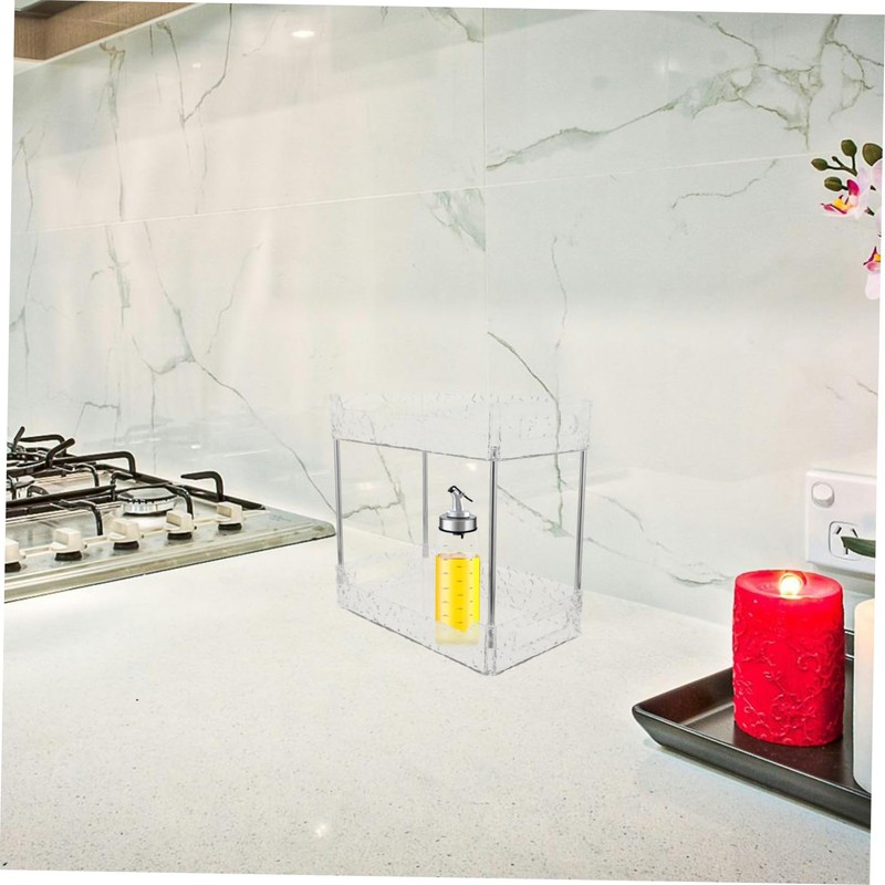 SHOWERORO Bathroom Organizer -Saving Dresser Countertop Storage for Makeup Toiletries