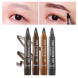 Lirur 포크 타투 아이브로우 틴트 4color /최대8일지속 워터프루프 눈썹타투펜 Fork Tattoo Eyebrow Tint 4 Colors / Up to 8 Days Lasting Waterproof Eyebrow Tattoo Pen