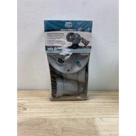 Bell 5829-5G N3R Gray Round Weatherproof Light Kit with Box, Cover, and 2 Lamp H