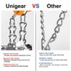 Unigear Mountain Shoe Crampons, Ice Spikes, Snow Chains, Stainless Steel
