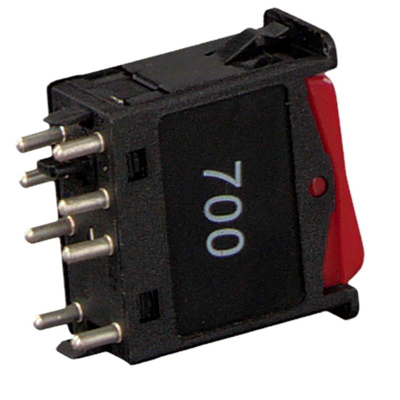 febi bilstein 24199 Hazard Light Switch Red