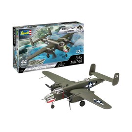 Revell Easy-Click 03650 B-25 Mitchell 1:72 Scale Unbuilt/Pre-coloured/Click-Together (Non-Glue) Plastic Model Kit