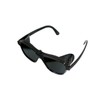 BUZZUFY Work Safety Goggles Dark Green Glasses with Fixed Side