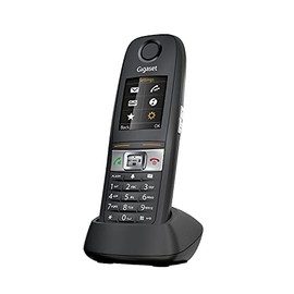 Gigaset E630H – Additional Handset - Cordless Phone - Robust and Durable, Resistant to Water Splash, Dust and Shock, for DIY Enthusiasts, Skilled Craftsmen, Gardeners and Mechanics, Black
