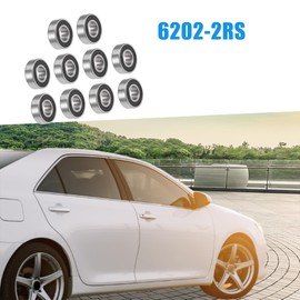 A ABSOPRO 6202-2RS Deep Groove Ball Bearing Z2 Double Sealed (Set of 10)