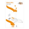 Fiskars Original Handle kit, For Fiskars Bypass pruning shears PB-8