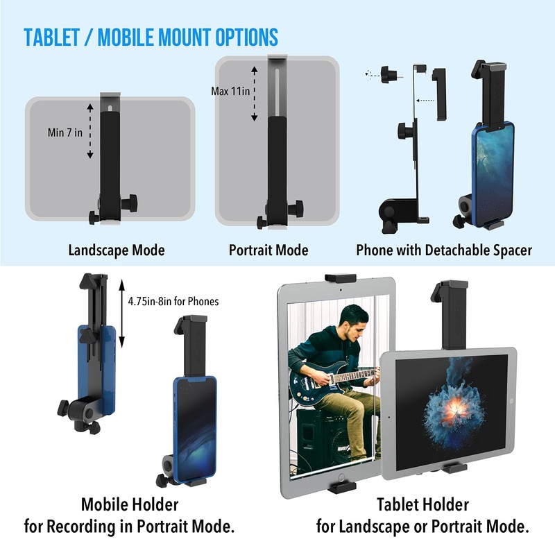 IA Stands ECT12 Adjustable X-Style Dual Keyboard Stand