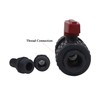 Double Union Ball Valve PVC Threaded Inline Shut Off Valve