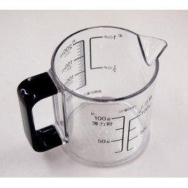 Pearl Metal Blacks C-8621 Heat-Resistant Measuring Cup, Dishwasher Safe, Black, 6.8 fl oz (200 ml)