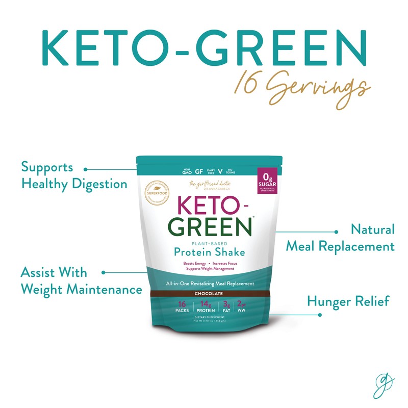 VIDAPURA Keto-Green Protein Shake by Dr. Anna Cabeca – Chocolate