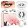 LASHVIEW Magnetic Eyelashes with Applicator, Soft Magnetic Lashes Natural Look