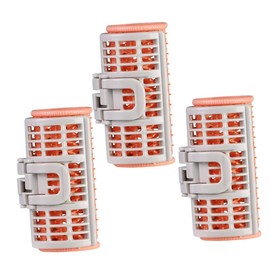 WOONEKY 3pcs Self Grip Hair Curlers for Diy Curly Bangs Easy Hair Shaping Clips for Women Large Airy Curls Without Heat Safe Quick Styling Tools