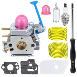 ACTIVLIFE for Carburetor Tune up kit for Husqvarna 125L 125LDX 128LD Poulan 28cc WeedEater