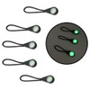 20 Pcs Self Luminous Zipper Pulls, Zipper Puller Glow in