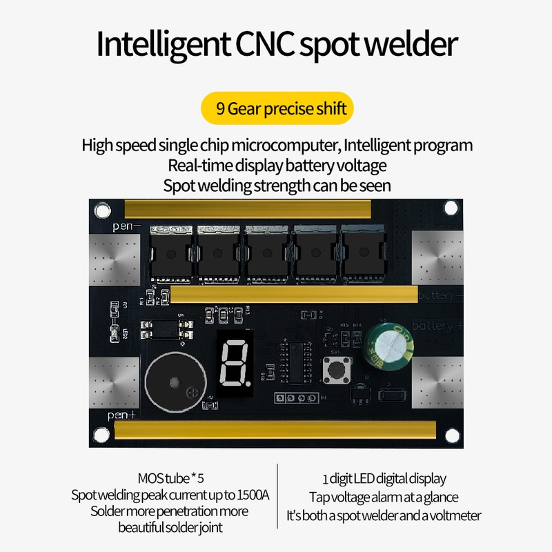 9 Gears of Output Power Adjustable Intelligent Soptwelder Control Board