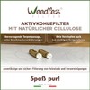 Mister Canapa, Activated Carbon Filters and Natural Cellulose, 250 Pieces,