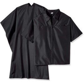 Scalpmaster Barber Jacket & Cutting Cape Set, Black