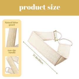 JYNXOR Luffa Schwamm Rückenschrubber Rückenbürste Für Dusche Elastischer Luffa-Schwamm Peeling-Schwamm Mit Langem Gitter Dusch- Und Badezubehör Geeignet Für Dusche Badezimmer Männer Und Frauen