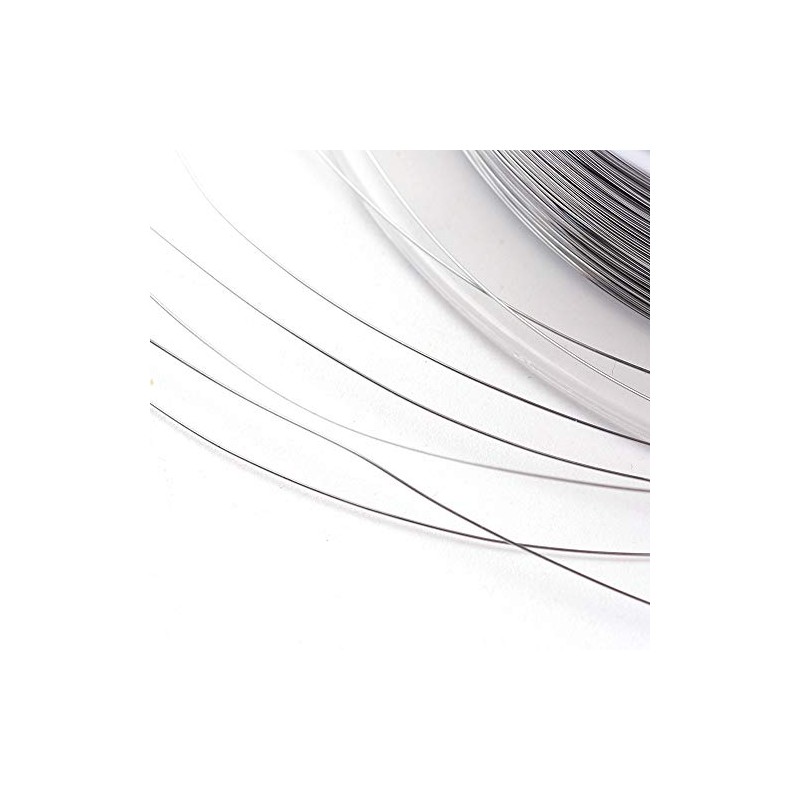 Fashewelry 984 Feet Tiger Tail Beading Wire 0.2mm Thin Steel