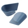 Kemcatui 6 Pairs Adjustable Pot Lid Organizer, Blue Wall Mount