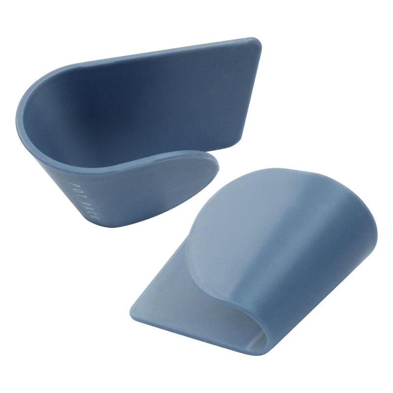 Kemcatui 6 Pairs Adjustable Pot Lid Organizer, Blue Wall Mount