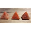 NATURAL SUNSTONE SMALL GEMSTONE PYRAMID 20-22mm