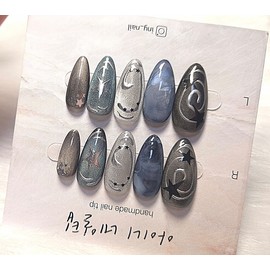 [In-Store Special Discount] No Parts Y2K Special Magnetic Handmade Nail Tips - Ballerina / [입점초특가할인]노파츠 y2k 별별별 자석수제네일팁 - 발레리나