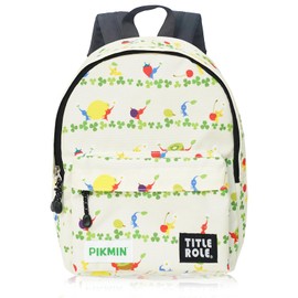 Title Roll 20769057 Backpack Pikmin B5 Storage, Large Capacity, Goods, For Excursions, Travels, Kindergarten, Kids,, beige, F