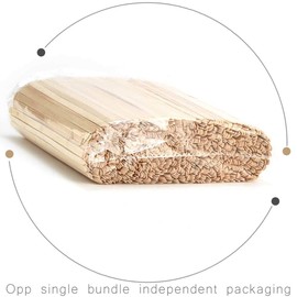 SWASTHA HYGIENE Disposable Birchwood Coffee Stirrer Sticks Tea Stirrer Beverage Stirrer Craft Stick 4.5 inch with Round end (Pack of 500) Wood