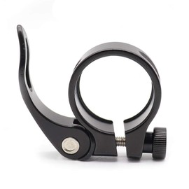 Bicycle Seat Post Clamp, Aluminium Alloy Quick Release Clamp for 27.2/31.6 mm Seat Post (31.8)