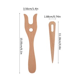 Jeffergarden Y Lillian Wool Needle Knitting Rod DIY Jewelry Doll Hat