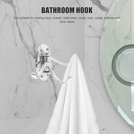 PRETYZOOM Kitchen Hook Chrome Coat Hooks Triple Coat Hook Category Swivel Towel Hook Swing Arm Towel Mounted Coat Hook Valet Rod Key Hook Folding Hooks Clothes Hook Clothing to Rotate