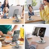 Soporte para Celular, Ajustable Base para Celular (Gris)