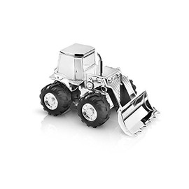 Zilverstad 6299261 Money Box Tractor Design Tarnish-Resistant Silver-Plated 14 x 8 x 9 cm