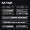 Carrete de pesca de lanzamiento SEASIR DCAST DC, con control