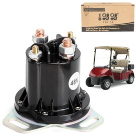 10L0L Golf Cart Solenoid for EZGO RXV Electric, 48V 150A, 4 Terminal, OEM# 624317, 649373