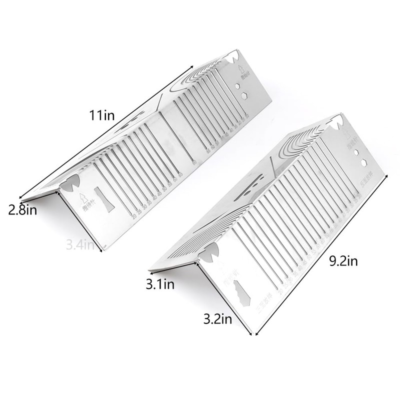 TWZKXC 2 Pcs Angle Arc Marking Tool, Square Steel Pipe